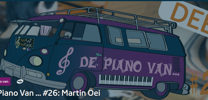 De piano van Martin Oei